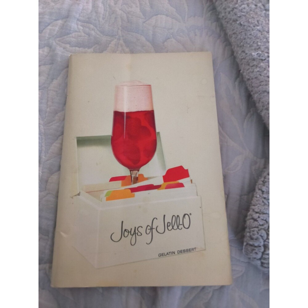 Joys of Jell-O Gelatin Dessert Cookbook 1960s Vintage Cook Something New